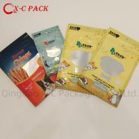 Emballage en plastique recyclable pour animaux de compagnie sac en aluminium pouvant être recouvert avec un joint de trois côtés