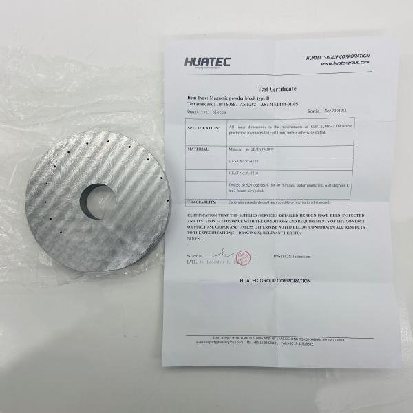 Magnetic Particle Test Pieces Ultrasonic Test Block Ketos Ring Block B