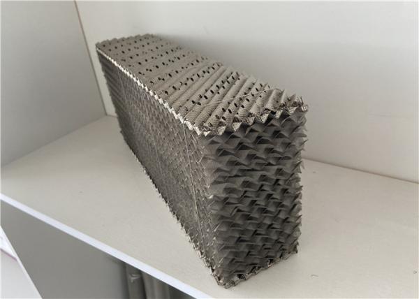 Structured Column Metal Tower Packing For Distribution Of Gas - Liquid