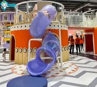 Customized Playground Equipment Navy Theme Kids Playground Plastic Amusement Park