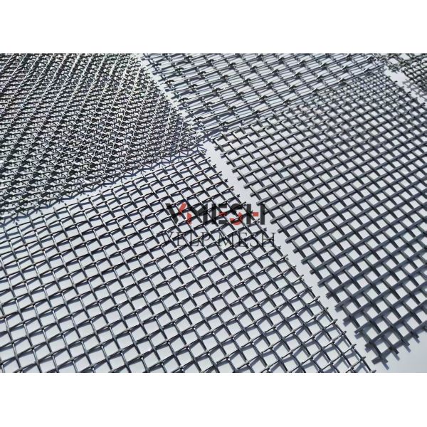 Decorative Stainless Steel Cladding Metal Facade Panel Woven Wire Mesh