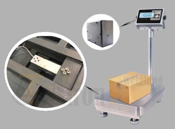 Carbon Steel Weighing Platform Scale,Large LCD Display Stainless Steel Weighing Indicator