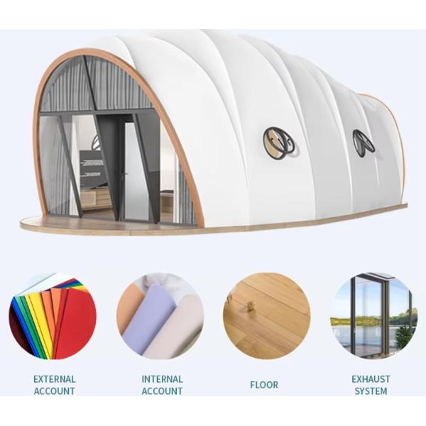 Путешествие Праздничный кемпинг палатка с ванной и туалетом Resort Villa Hotel