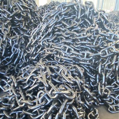 Cadena de anclaje para yates galvanizada de acero de aleación de alta resistencia de 30 mm, cadena de anclaje con eslabones con pernos