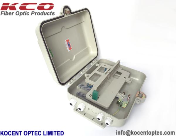 Outdoor Wall Mount Fiber Termination Box FTTH FDB ODP 48 Port ABS