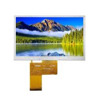 Exhibición horizontal del LCD de 5 pulgadas ST7252 IC 300nits para el dispositivo de la industria