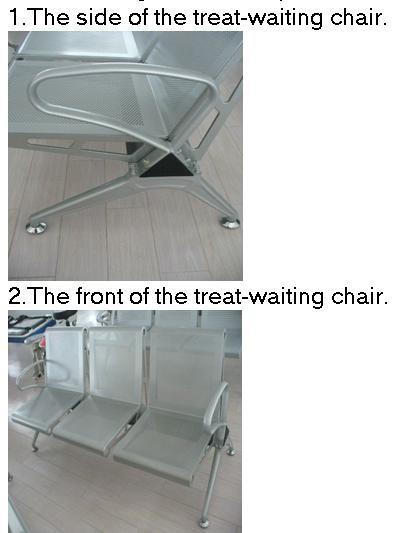 Aluminum Medical Hospital Furniture Chairs Hospital Treat-Waiting Equipment Airport Chair (ALS-C08)