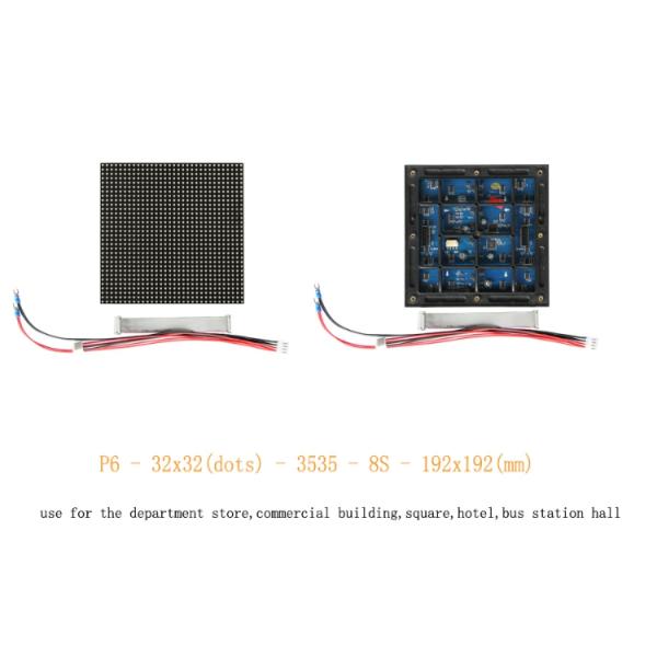 DC 5V P6 6500 Nits LED Advertising Screens HD Led Video Wall 6M x 4M