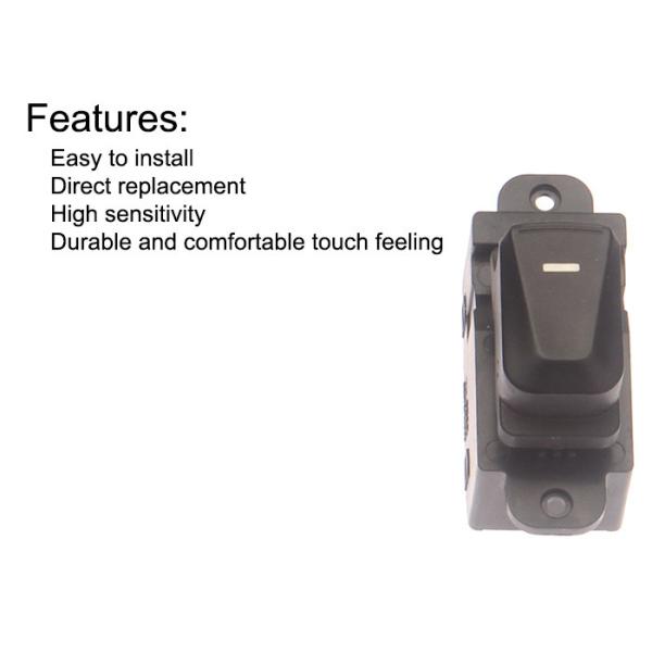 Auto Power window switch FR,RL,RR for Hyundai Accent Single switch with light  2006-2011 OE 93580-1E000