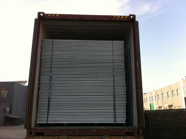 Mobile Temporary Aluminum Fence / Mesh Pool Safety Fence Q195 / Q235 Materials