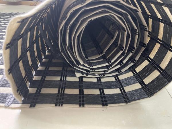 Rigid Strength Composite Geogrid 20 Kn 30 Kn 40 Kn Biaxial Geotextile Composite Polyester Geogrid