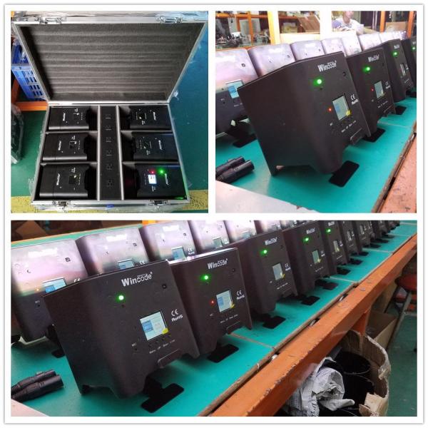 18W RGBAW 6 UV em 1 bateria sem fio cabo a paridade da liberdade de Uplight