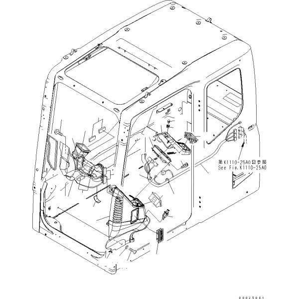 7835-10-5000 части экскаватора монитора электрические для KOMATSU PC130-7