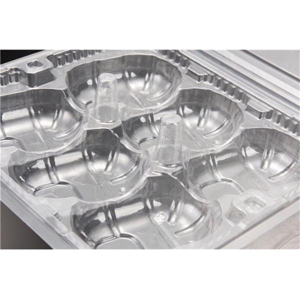 Transparent Fruit Storage 180x195x55mm PET Plastic Tray