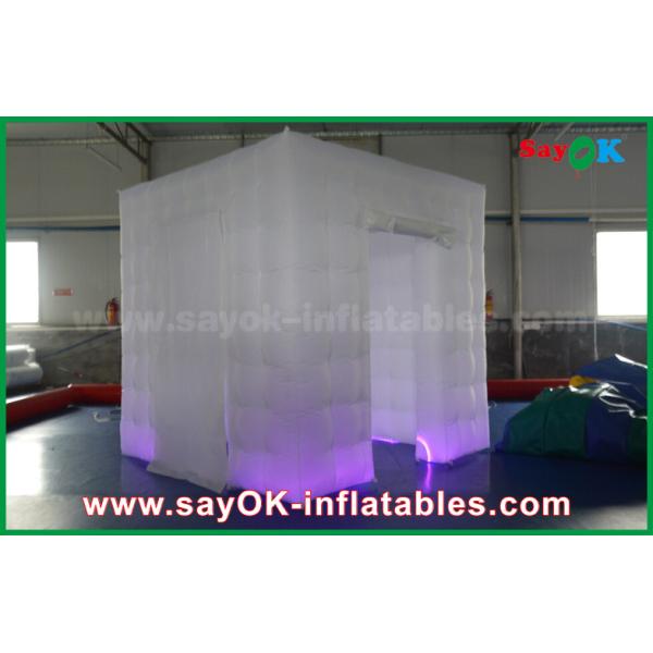 Случай 2.5x2.5m будочки фото СИД RGB раздувной студии фото раздувной или Customzied