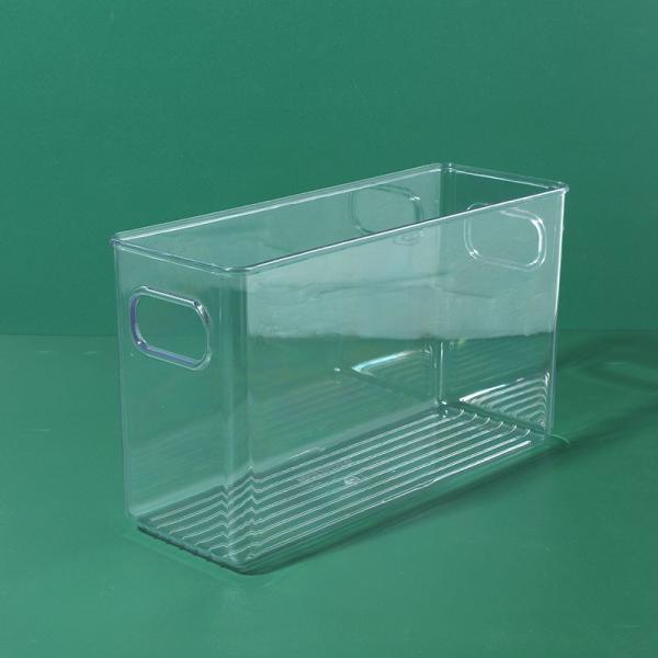 Clear Stackable Storage Bins With Lids, Large Plastic Containers With Handle For Pantry Organizer And Storage,Perfect For Bathroom,Cabinet,Kitchen,Fridge,Closet Organization