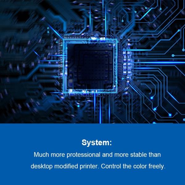 High Resolution Label Printer A3 DTF Machine with Double XP600 Heads and Powder Shaking