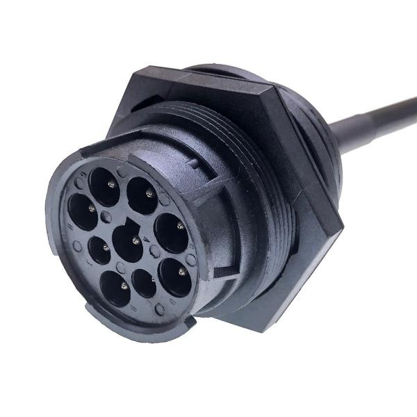 J1939 Install Y- Cable w/Threaded Nut Black/Low-Speed Drawing/pictures and samples Required with Diagnostic Fault Code