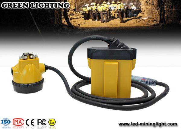 3.7V li-ion battery 25000lux rechargeable miners cap lights with cable indicator LED