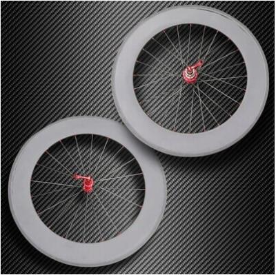 2014 popular High quality  700 carbon 88mm tubular wheelset 23mm width for road bicycle