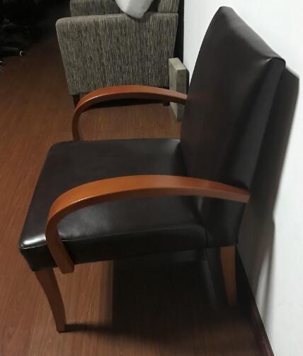 solid beech wood dining chairs,desk chairs,leather chairWooden frame leather dining chair,desk chair CH-012