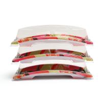 Caja de sushi de plástico transparente desechable Caja de embalaje para llevar Caja de sushi de Nikki Bento personalizada
