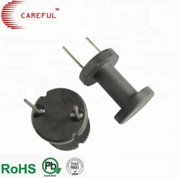 NiZn MnZn Ferrite Drum Core 2 Pins DR Type Magnet Composite
