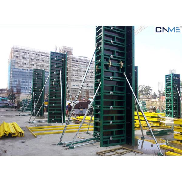 Horizontal / Vertical Column Formwork Systems Long Life Span 120mm ...