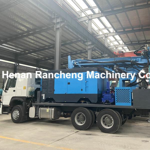 The RCF350T Truck-Mounted Water Well Drilling Rig Has A Drilling Depth Of 350 Meters