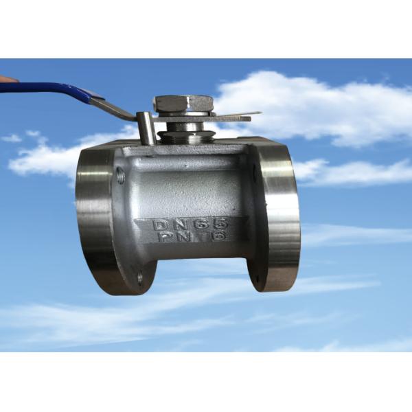 SS316 PN6 DN65 Stainless Valves Flange Connection