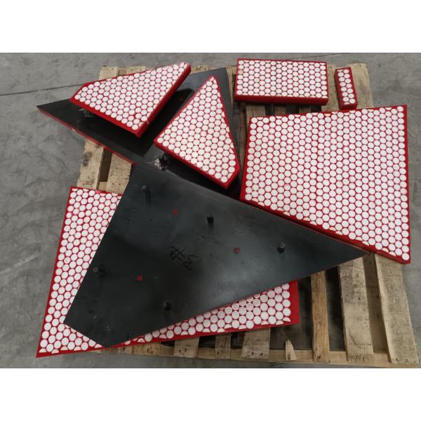 Силиконокарбидная керамическая резиновая композитная пластина для линейки износа