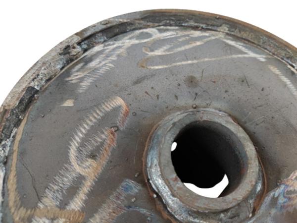 C1018 Weldment 6'' Roll Off Container Wheels Roll Off Dumpster Wheels