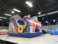Casa de salto inflable con tobogán