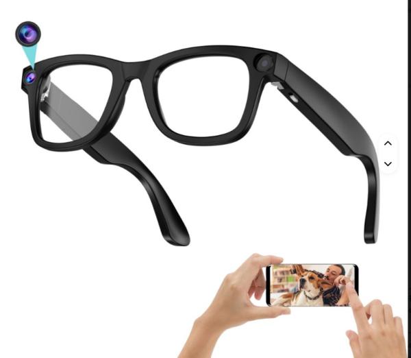 AI Translator BT Glasses Hands-Free Smart Glasses With Camera For Man Woman