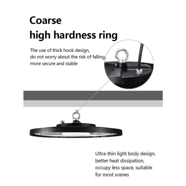 KCD Highbay Light Industrial Branco 100w 120w 150w 200w 300w 400w OVNI LED industrial LED linear LED redondo High Bay Light