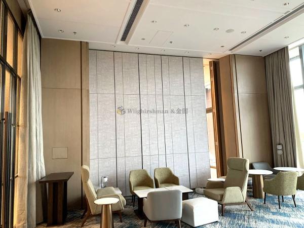 Quick Installation Sliding Room Partition Lightweight Room Divider Folding