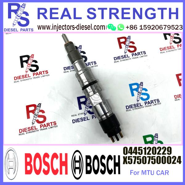 Diesel fuel Injector 0445120229 X57507500024 for bosch engine MTU BR1600