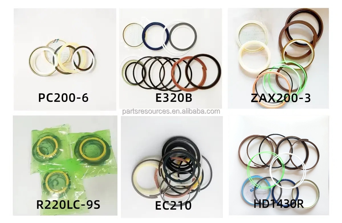 High Quality CX210 CX290 Hydraulic Control Valve Seal Kit for Case Excavator CX210B CX290B Distributor Valve Repair Kit