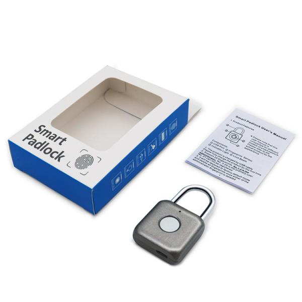 Enhanced Security Wireless Outdoor Gate Lock 25mm Biometric Gym Lock