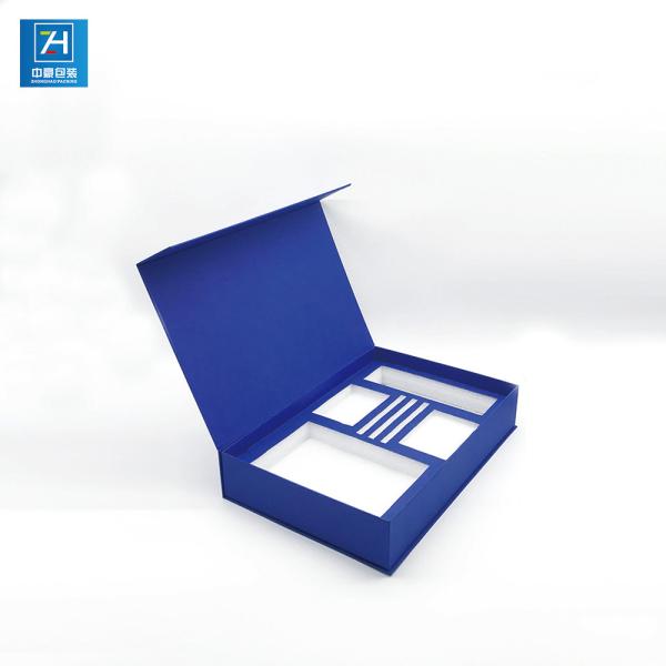 Over V Slot Dark Blue 400g Cardboard Magnetic Closure Gift Boxes
