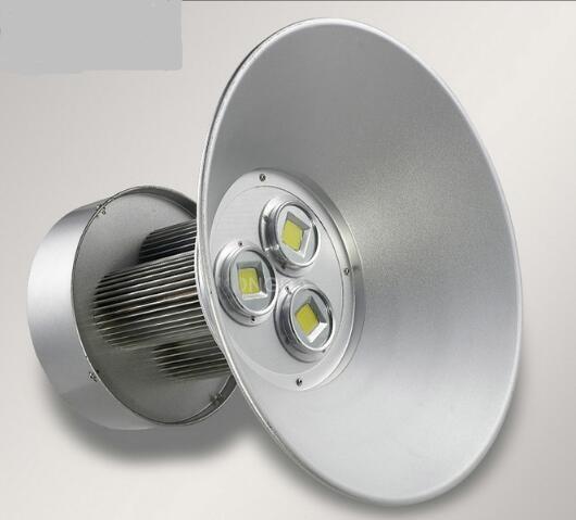 100W / 150W Commercial LED High Bay Lighting Aluminum Alloy Grey Cover