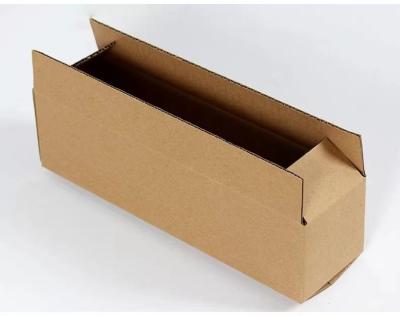 Cuboid Kraft Paper Corrugated Boxes Furniture Shipping Box 9cmx9cmx27cm