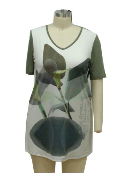 ITY Jersey + Viscose Jersey Ladies Casual T Shirts Half Sleeve Top Normal Length