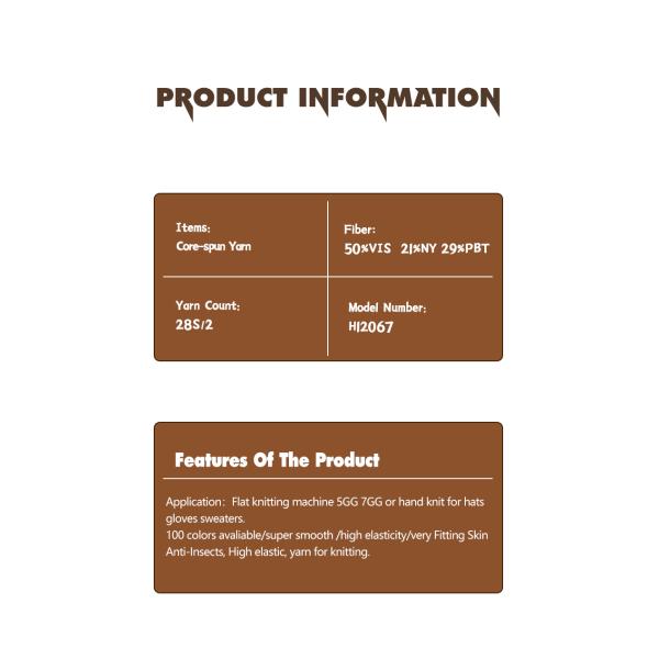 все ядр машины запаса цветов свободных образцов супер мягкое 28S/2 2/20NM 50%AC30%NY20%PBT 100 закрутило пряжу