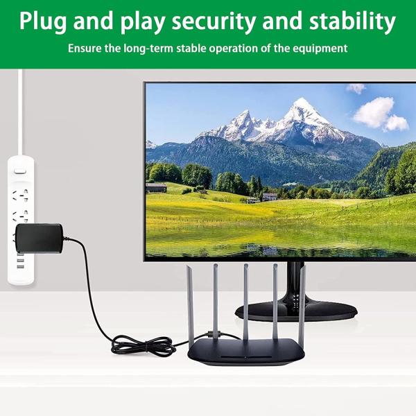 Type de sortie Adaptateur d'alimentation murale Adaptateur de montage murale à sortie unique personnalisé 12V 0,5A à 5A Options de courant