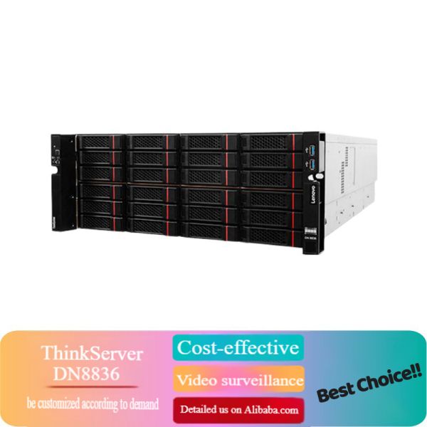 Lenovo DN8836 4U Rack Storage Server with 36 Disk Support and 720TB Hard Disk Capacity