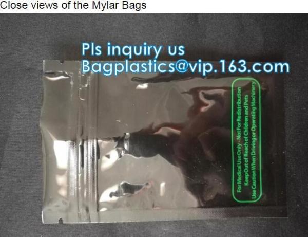 zipper, specialty zippers, valve, Clear opp square bottom gusseted candy bags, Fancy OPP plastic square bottom packing