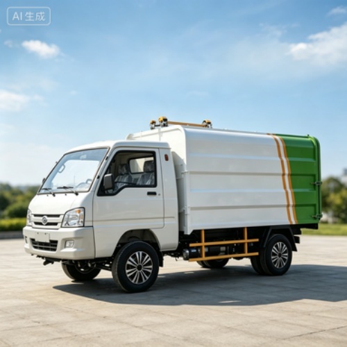 Electric Hydraulic Bin‑Lifter Garbage Transfer Truck For Residential Community &