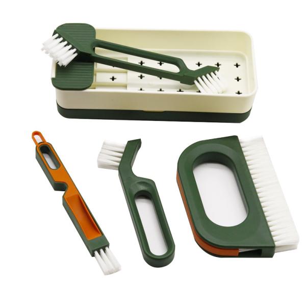 Multifunctional Crevice Brush 4-In-1 Set Crevice Brush For Kitchen Cleaning