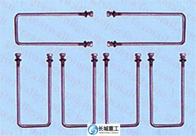 Easy Install Steel Bridge Components , Steel U Bolt Firm Resistant